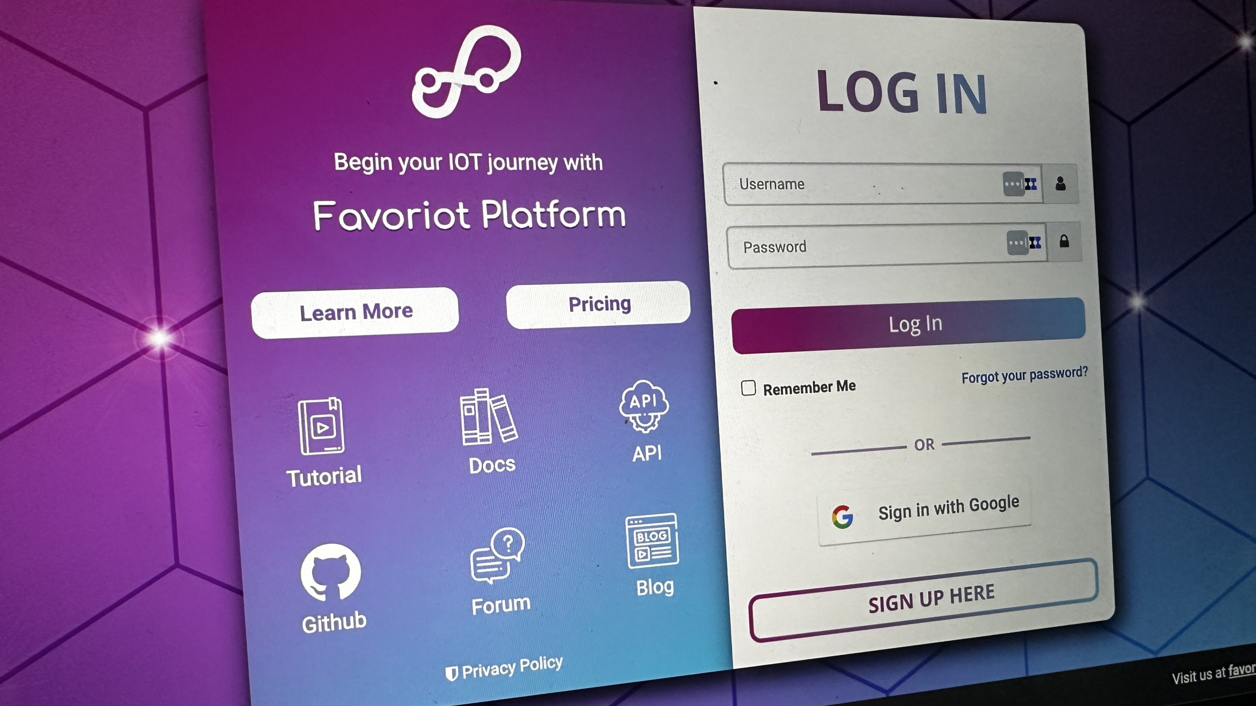 Favoriot IoT Platform