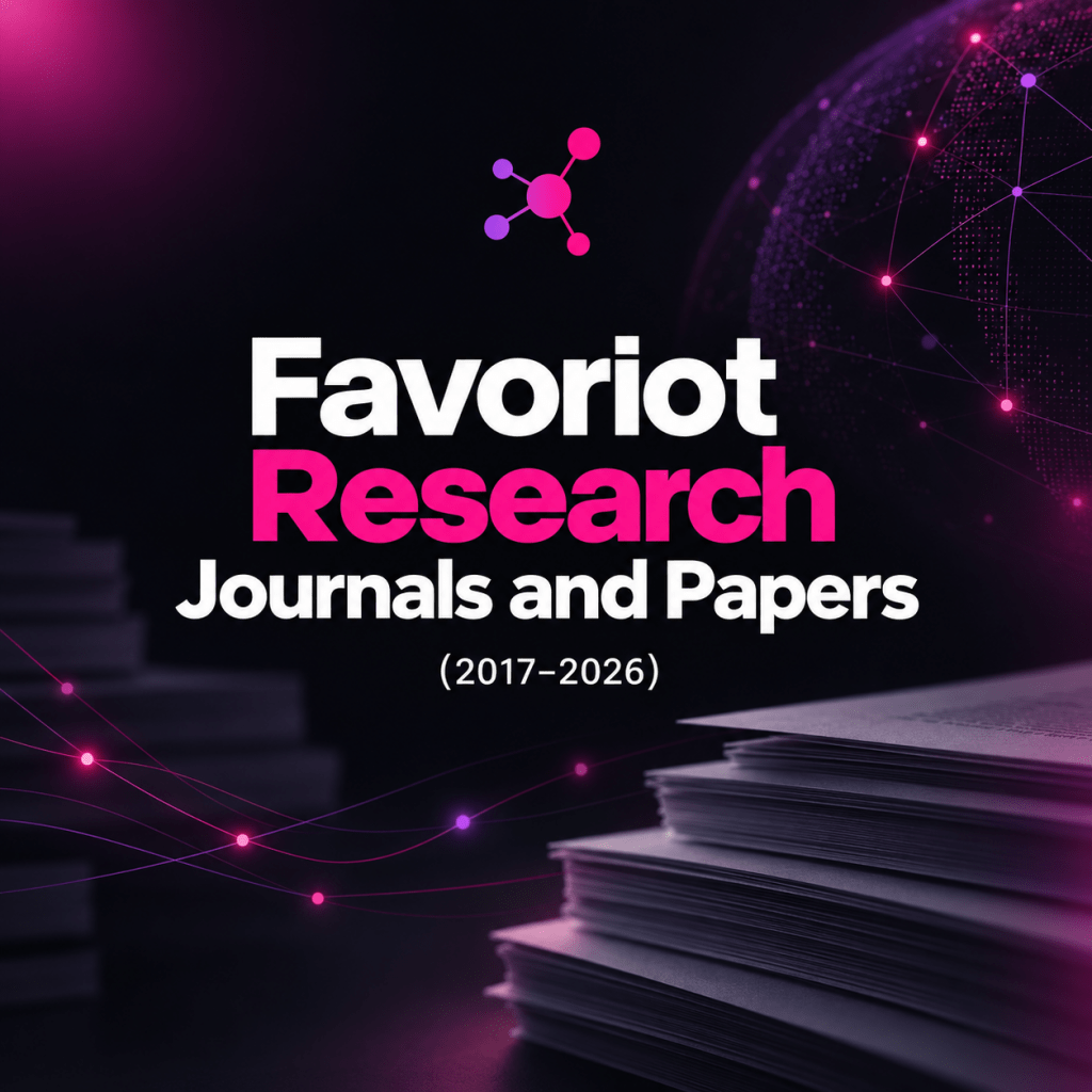 FAVORIOT Research Papers and Journals (2017-2026)